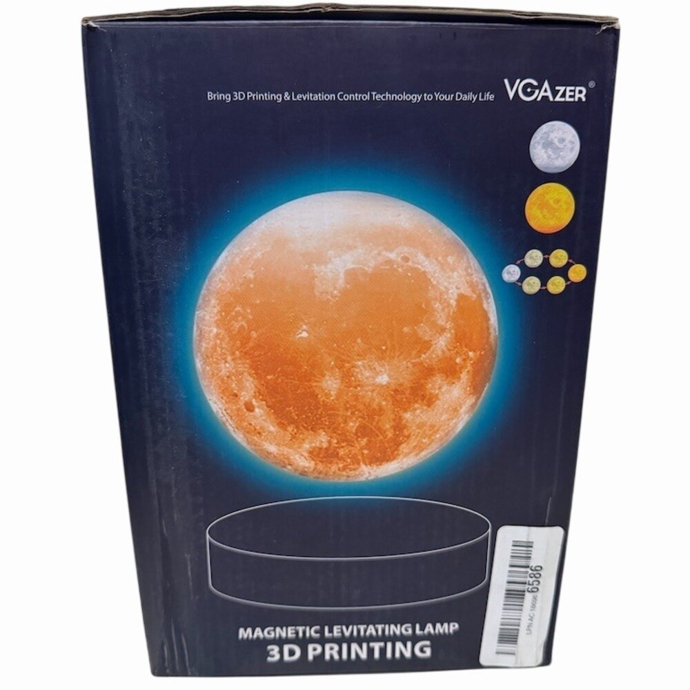New in Box VGAZER Magnetic Levitating Moon Lamp Floating LED Night Light Touch